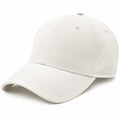 Cappellino da baseball taglia unica bianco in tessuto testurizzato con visiera curva