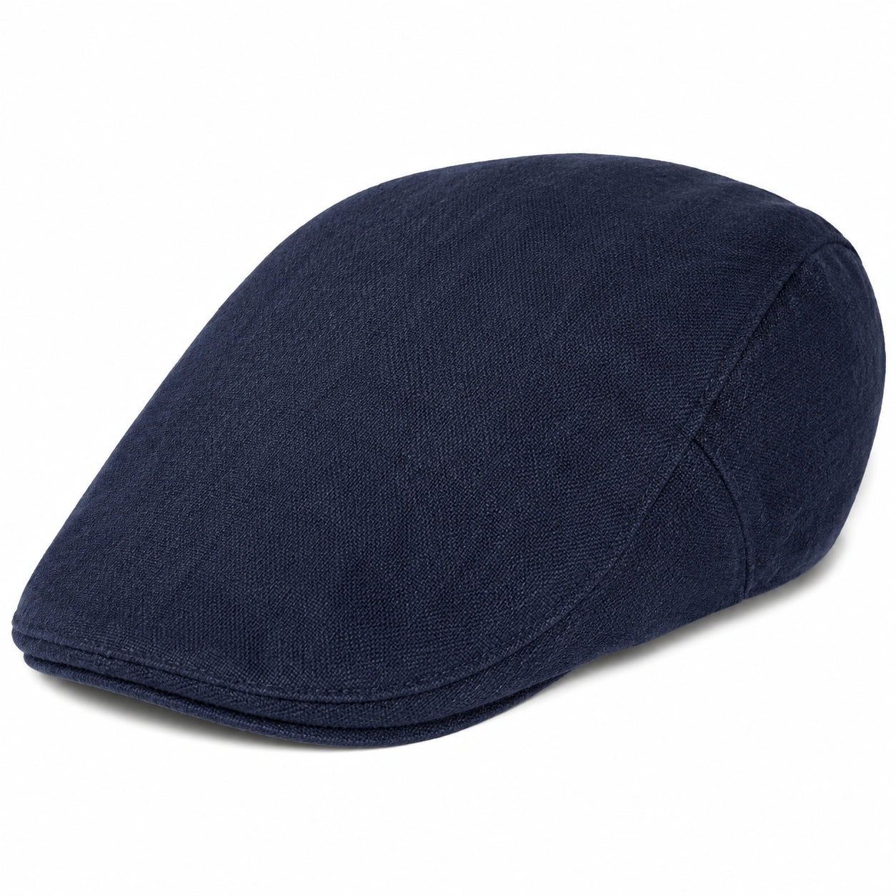 Berretto coppola taglia unica in tessuto blu navy stile classico